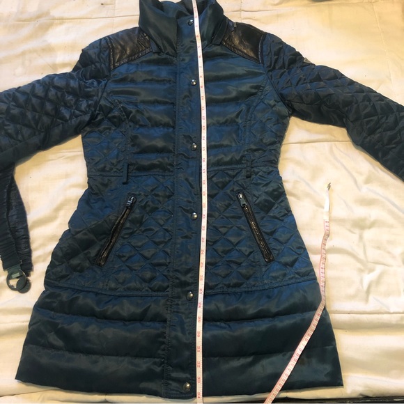 Guess - Crystal Teal Winter Puffer Jacket - Picture 7 of 15